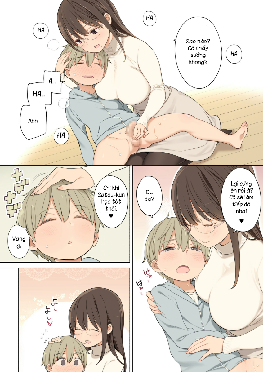 Đọc truyện hentai Oppai o Sawarasete Kureru Katei Kyoushi no Onee-san no Hanashi - Oneshot