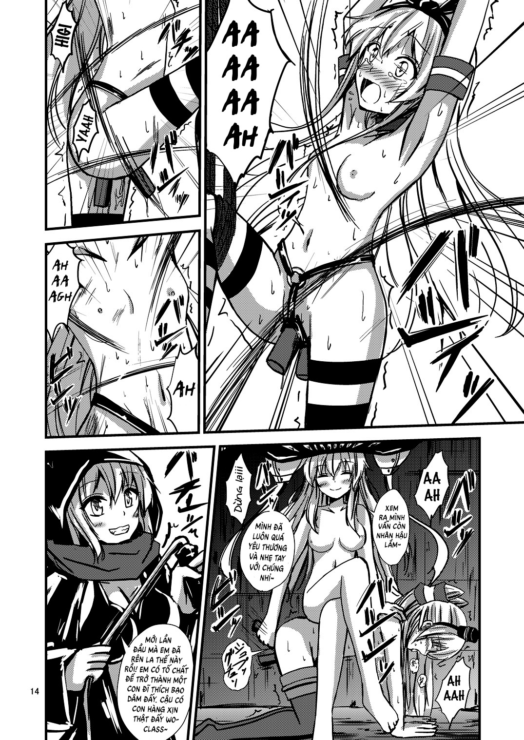 Đọc truyện hentai Kuubo Wo-Kyuu-chan no Shimakaze Yuri Dorei Choukyou~Senkan Re-Kyuu no Shucchou SM Choukyou Hen~ - Oneshot