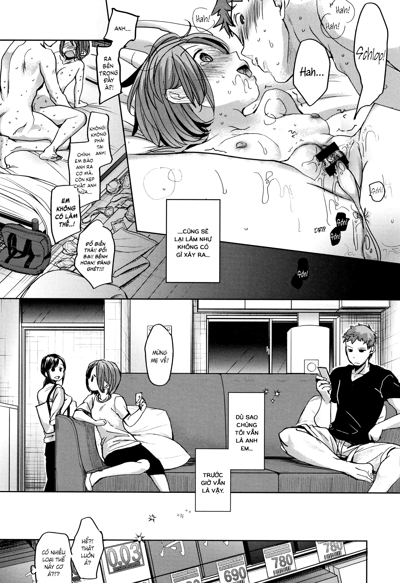 Đọc truyện hentai Khi bố mẹ vắng nhà - Oneshot