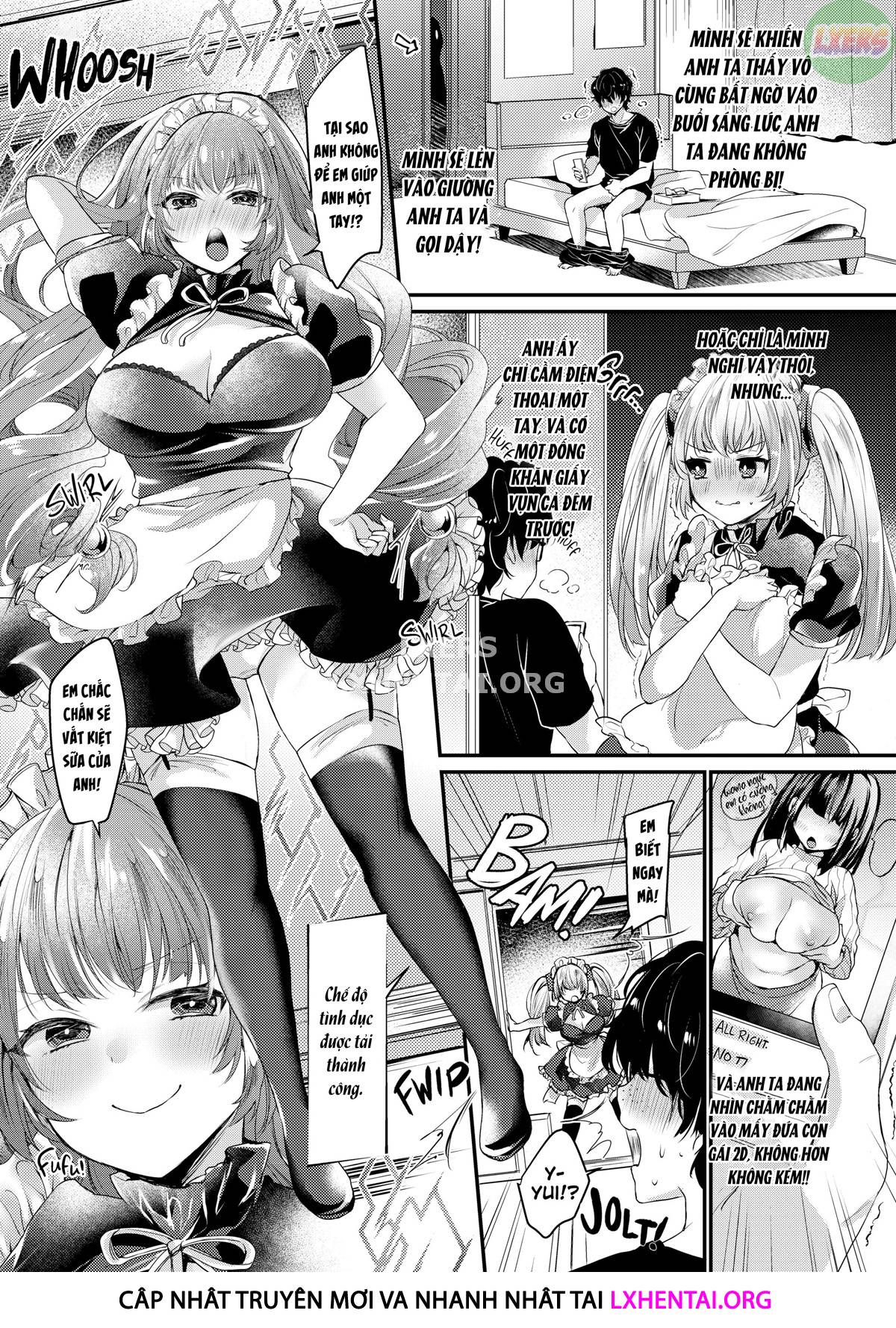 Đọc truyện hentai Ngất ngây ngọt ngào nóng bỏng - Chap 2 - The Tsundere Little Sister Maid Android Wants Attention