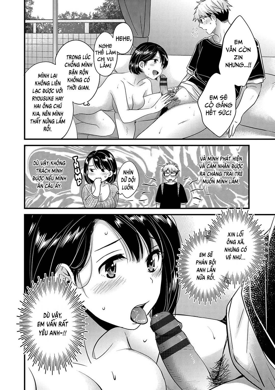 Đọc truyện hentai Hãy giữ bí mật với chồng tôi nha! - Chap 5