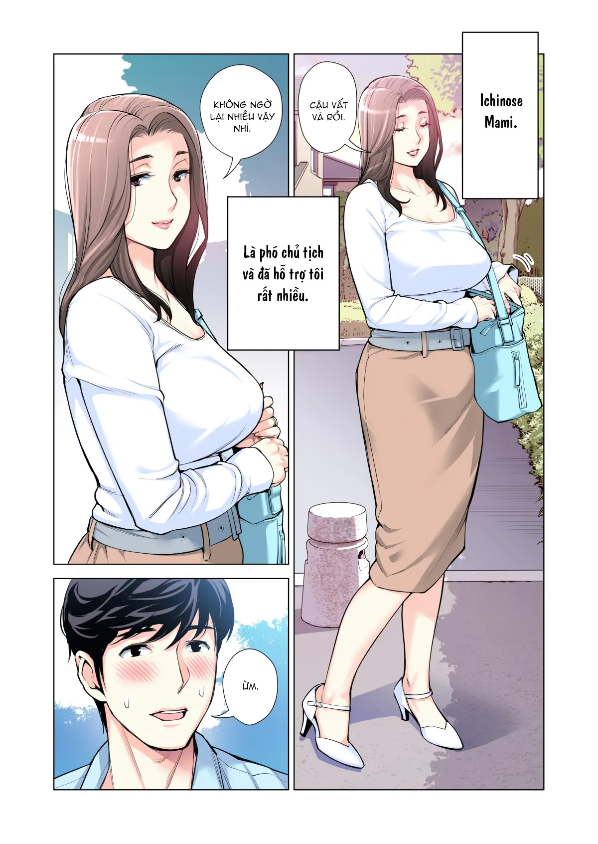 Đọc truyện hentai Bà chị có chồng ở tổ dân phố rất gợi tình 3: Bữa ăn của người có chồng - Oneshot