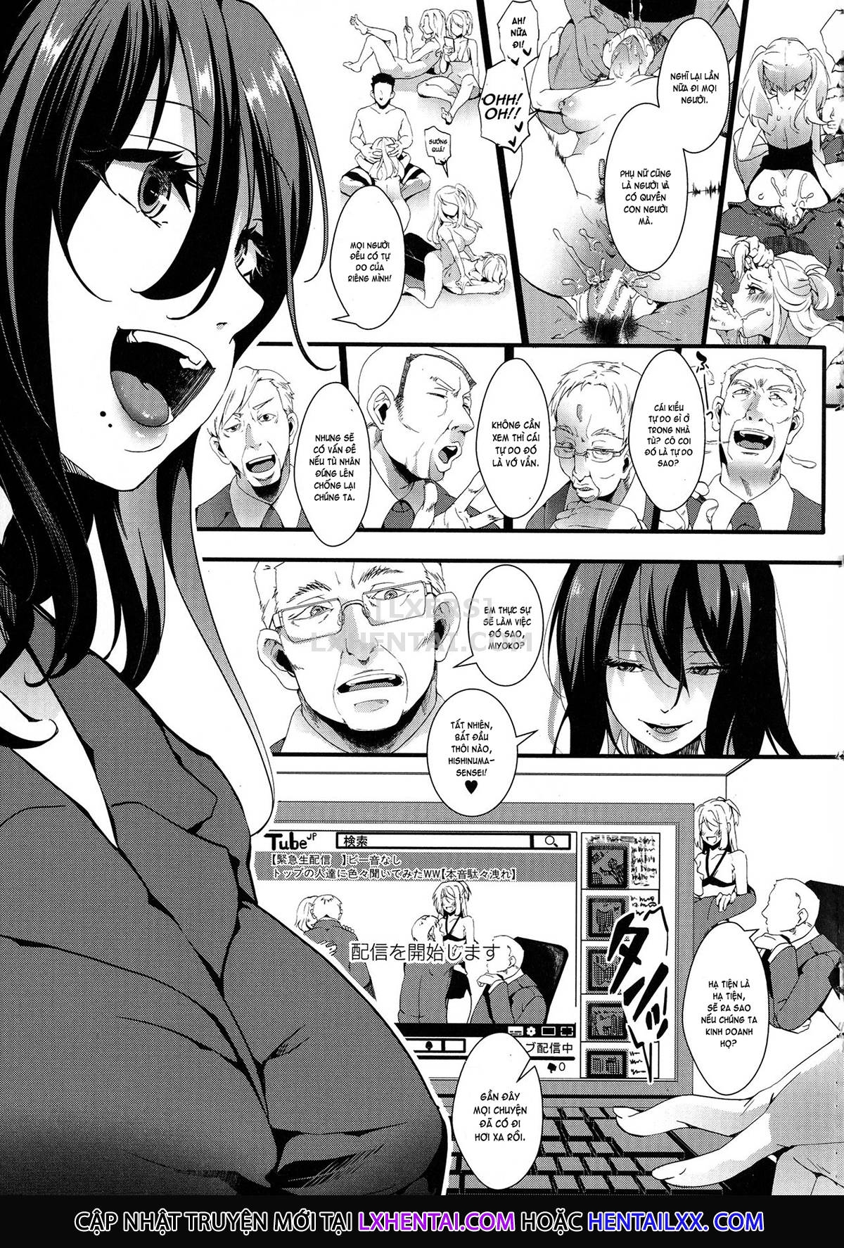 Đọc truyện hentai Mesu Ana Muhou Chitai Muyou No Chitsu-Nai-Dashi Choueki - Chap 8 - END