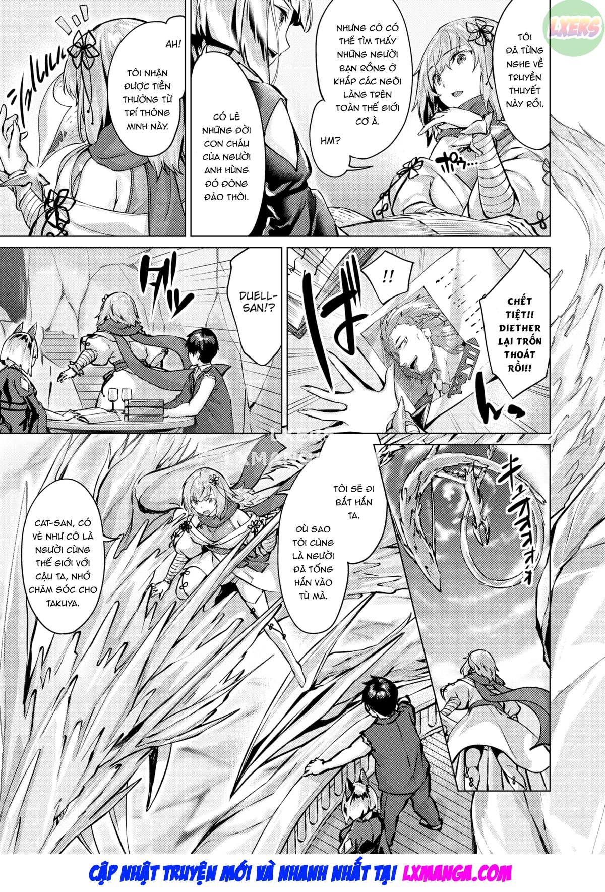 Đọc truyện hentai Drache Freund ~Bạn đồng hành của rồng~ - Chap 3 | Cat-Eared Whip-Wielder