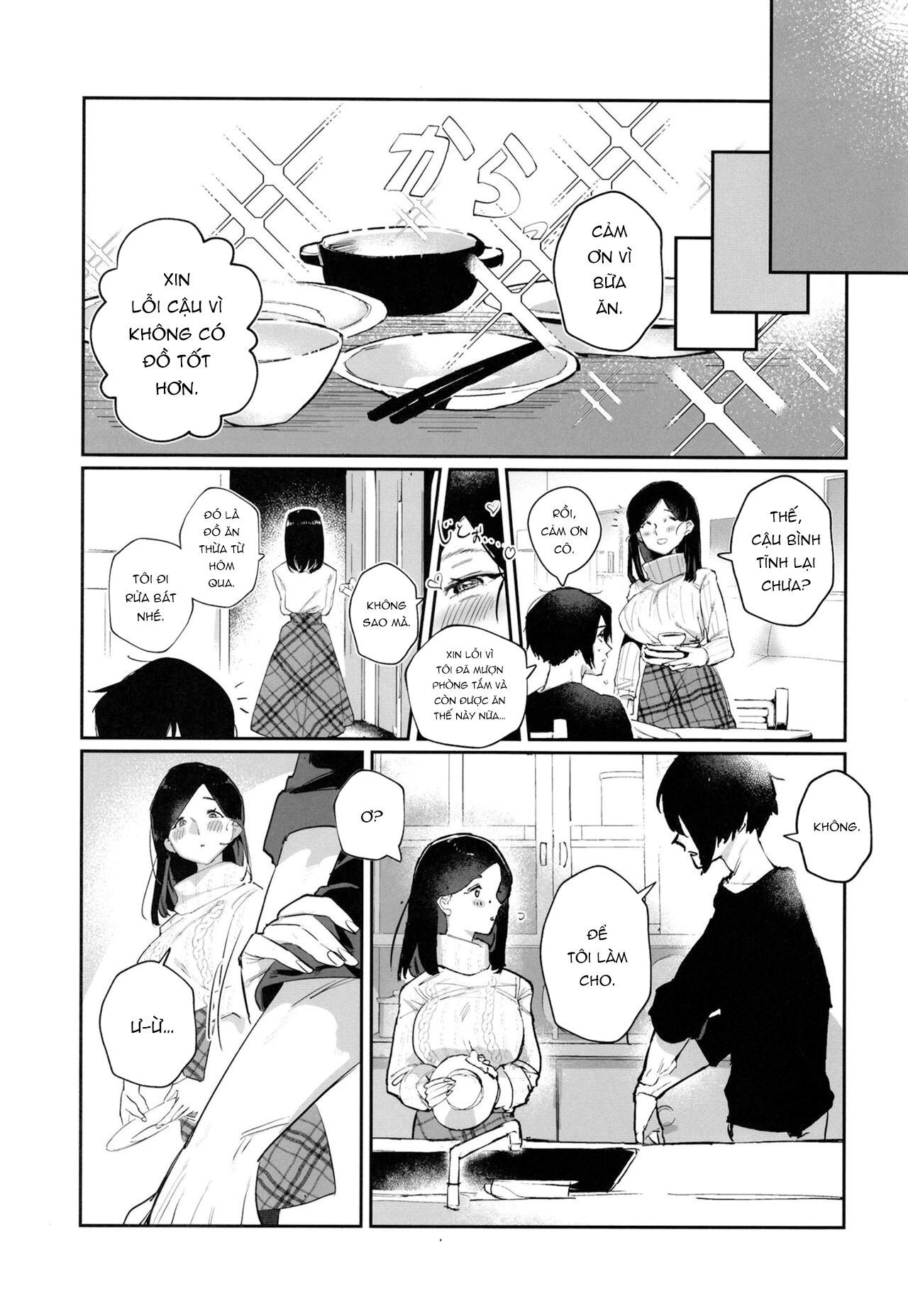 Đọc truyện hentai Cô vợ vú to ngoại tình với trai đẹp - Oneshot