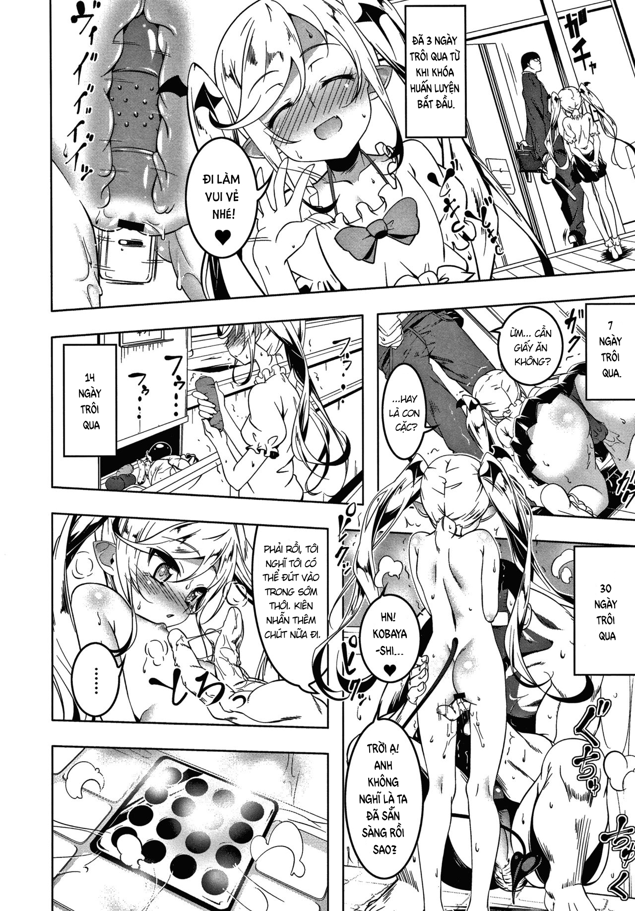 Đọc truyện hentai nhà có 5 nàng succubus - Chap 1