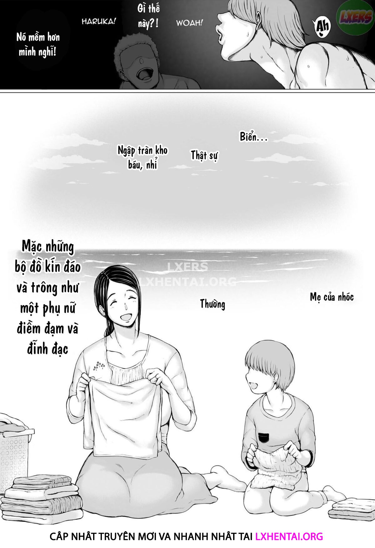 Đọc truyện hentai Hahagui Ottori Okaasan ga Toshishita Yarichin ni Nerawareru Toki - Chap 3A