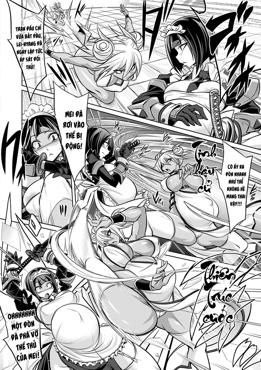 Đọc truyện hentai Nữ hoàng nô lệ Dash Ninja và Puniana gặp nhau và cuối cùng mang thai - Chap 2