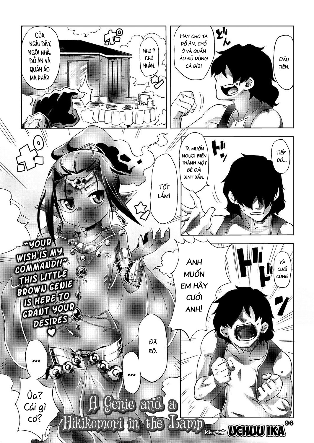 Đọc truyện hentai A Genie and a Hikikomori in The Lamp - Oneshot