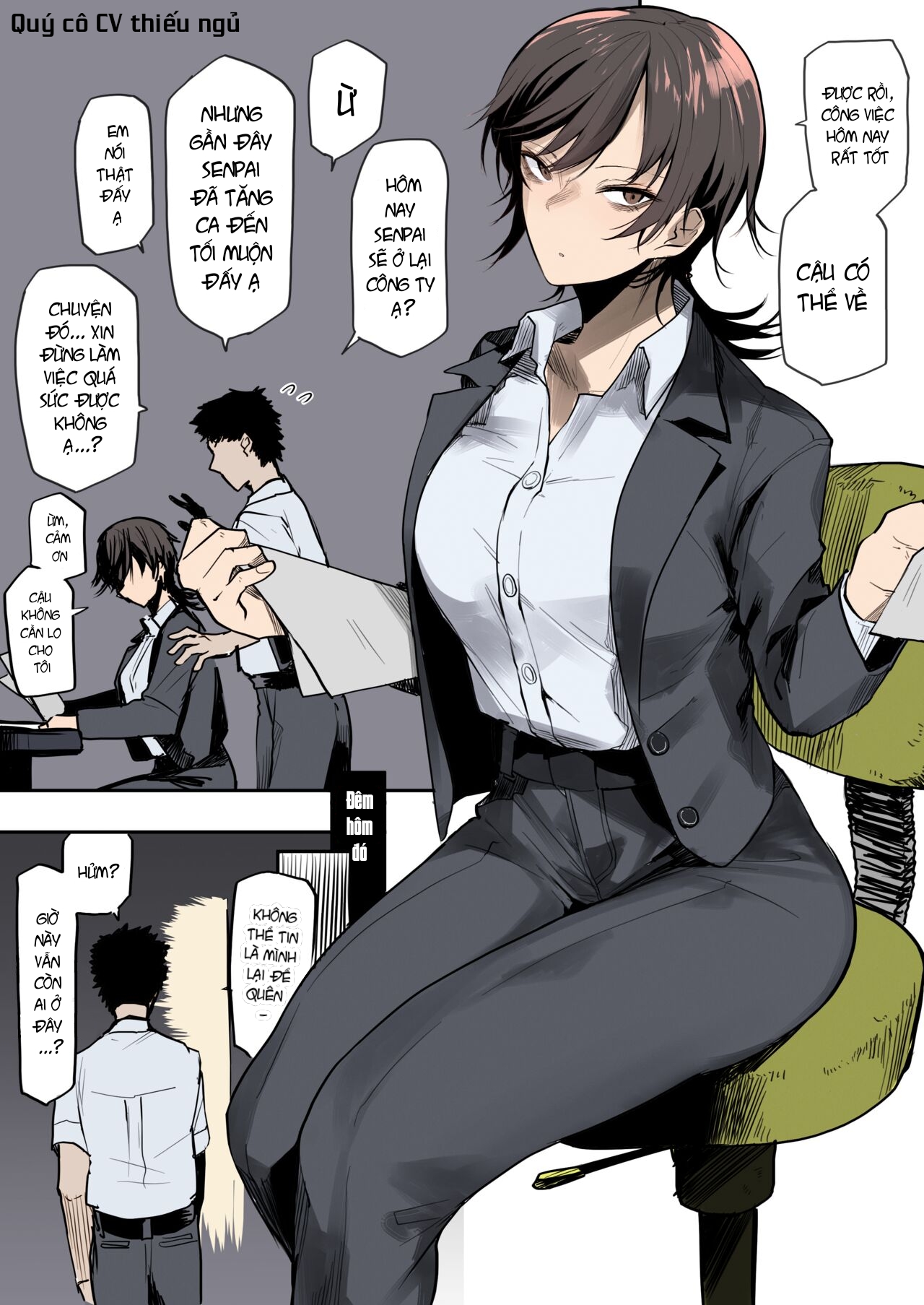 Đọc truyện hentai Cô sếp thi ngủ nát lòi - Oneshot