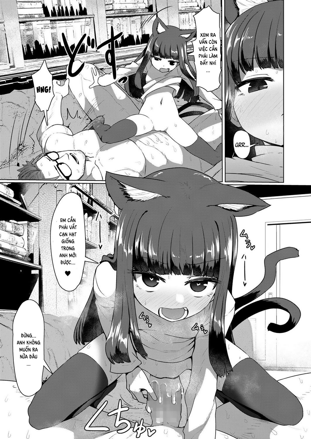Đọc truyện hentai The Professor and the Bakeneko - Oneshot