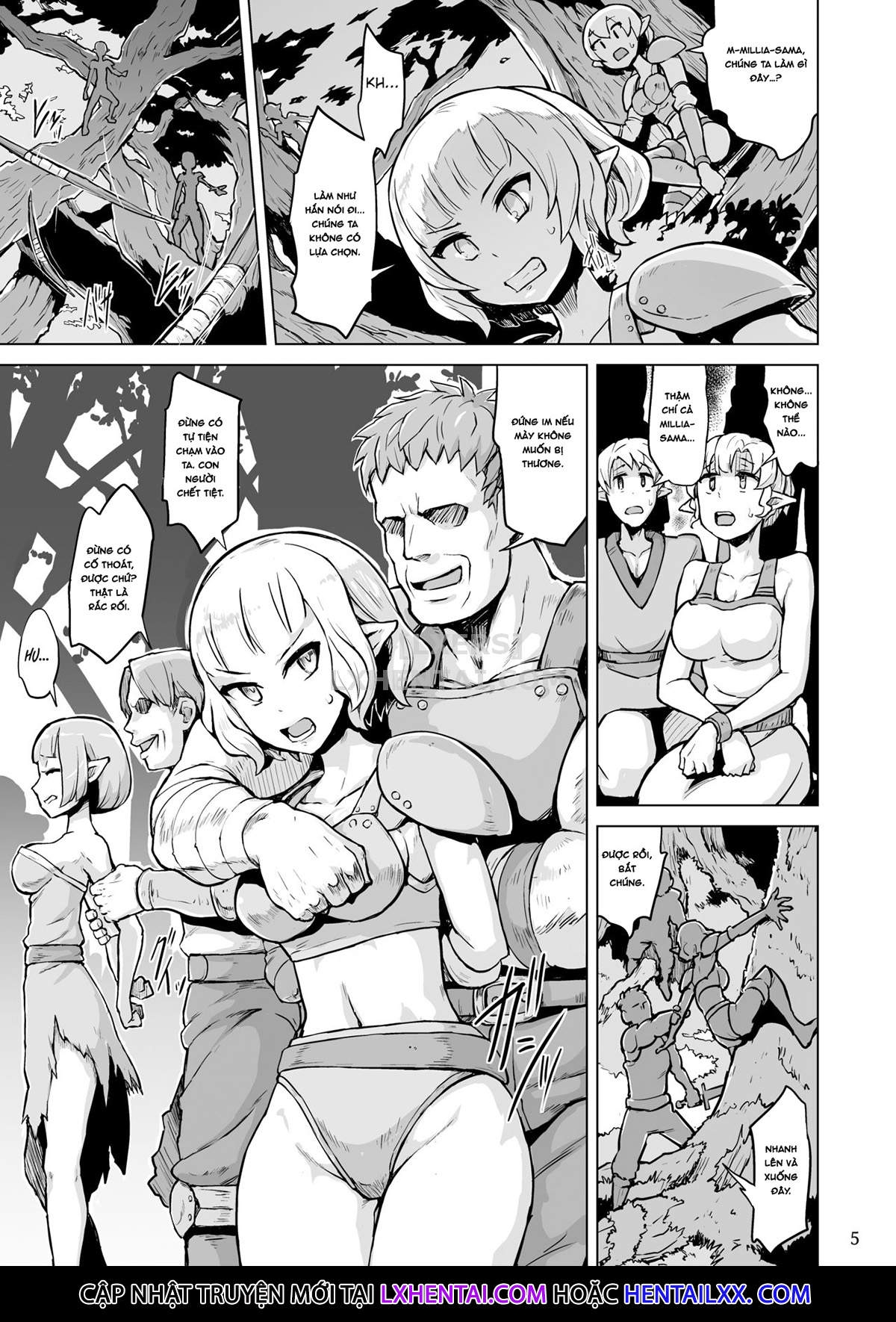 Đọc truyện hentai The Song Of The Lust-Crazed Elves - Oneshot