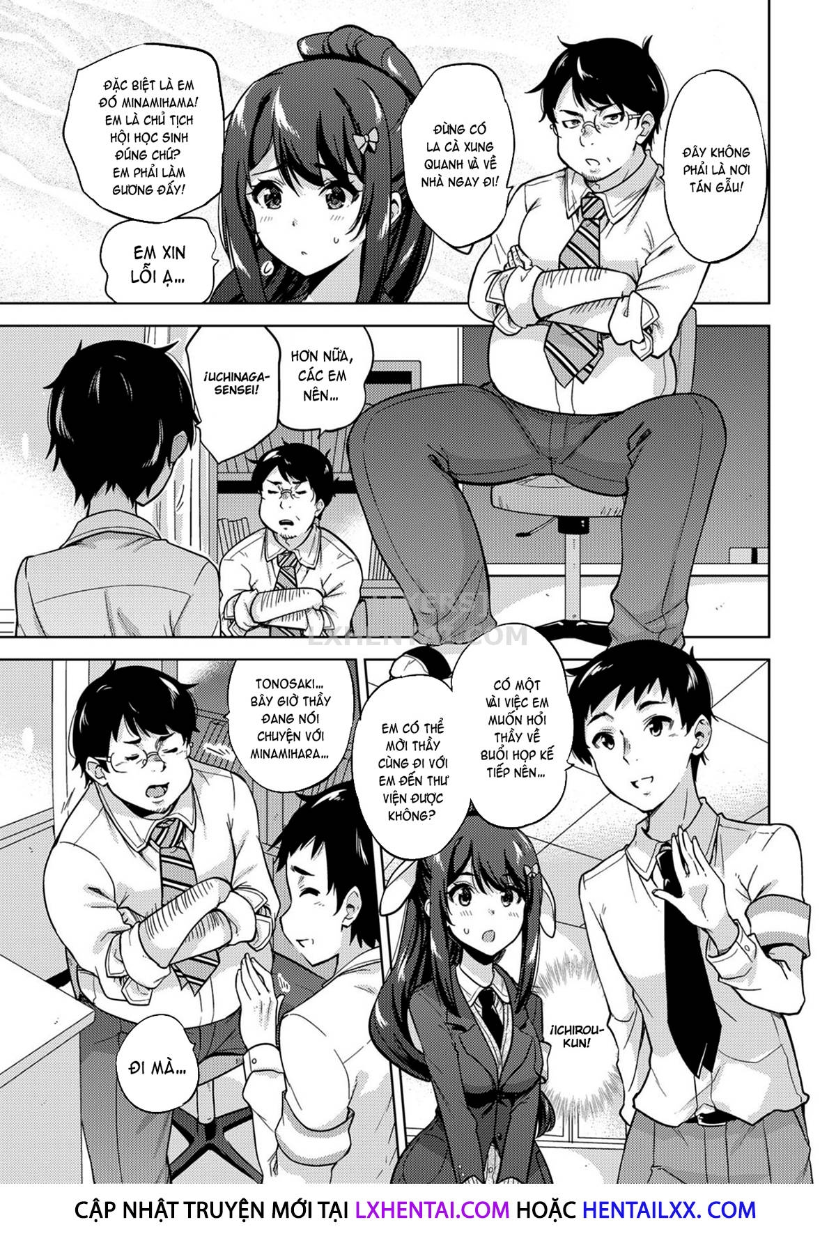Đọc truyện hentai SNS Seitokai Yakuin Wo Netotte Share Suru Hanashi. - Chap 1
