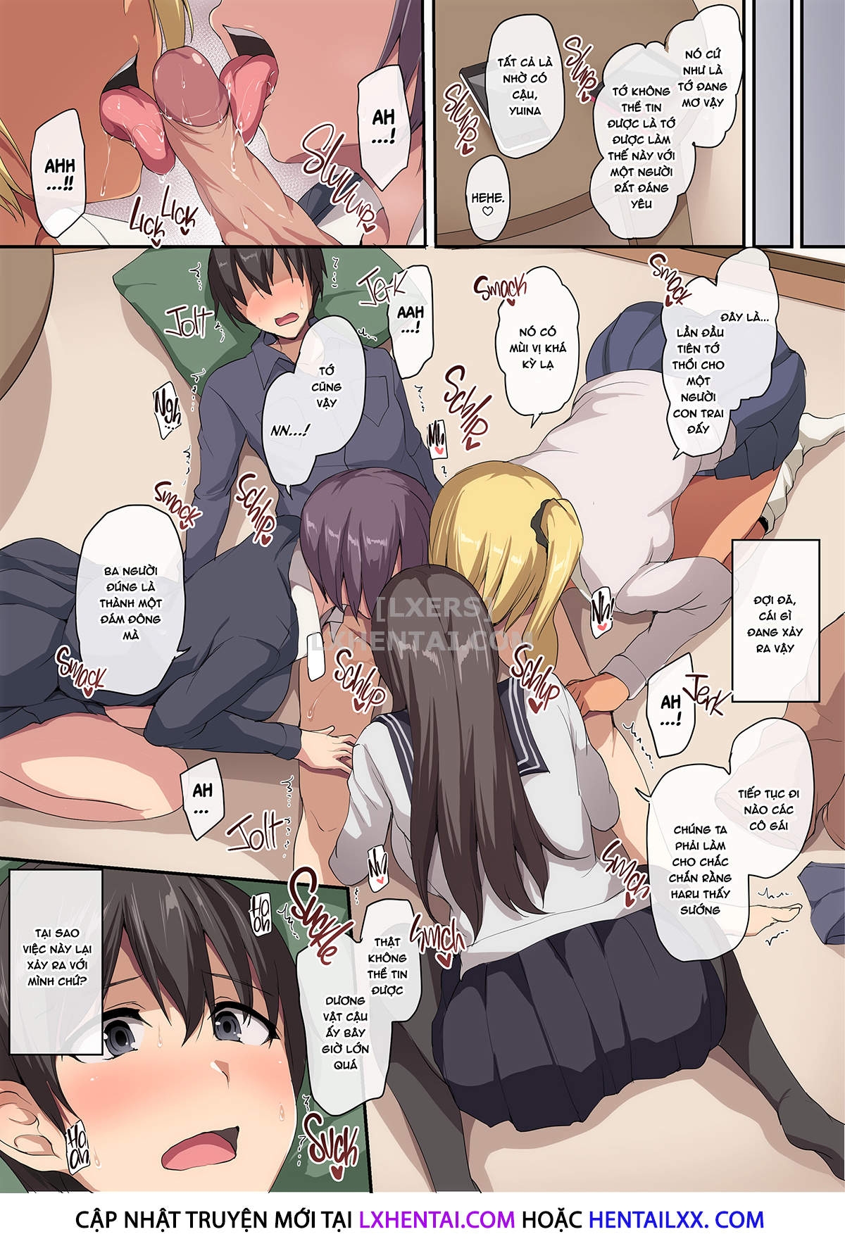 Đọc truyện hentai Lovey-Dovey Sex Life With Older Ladies - Losing My Virginity To a Harem - Oneshot