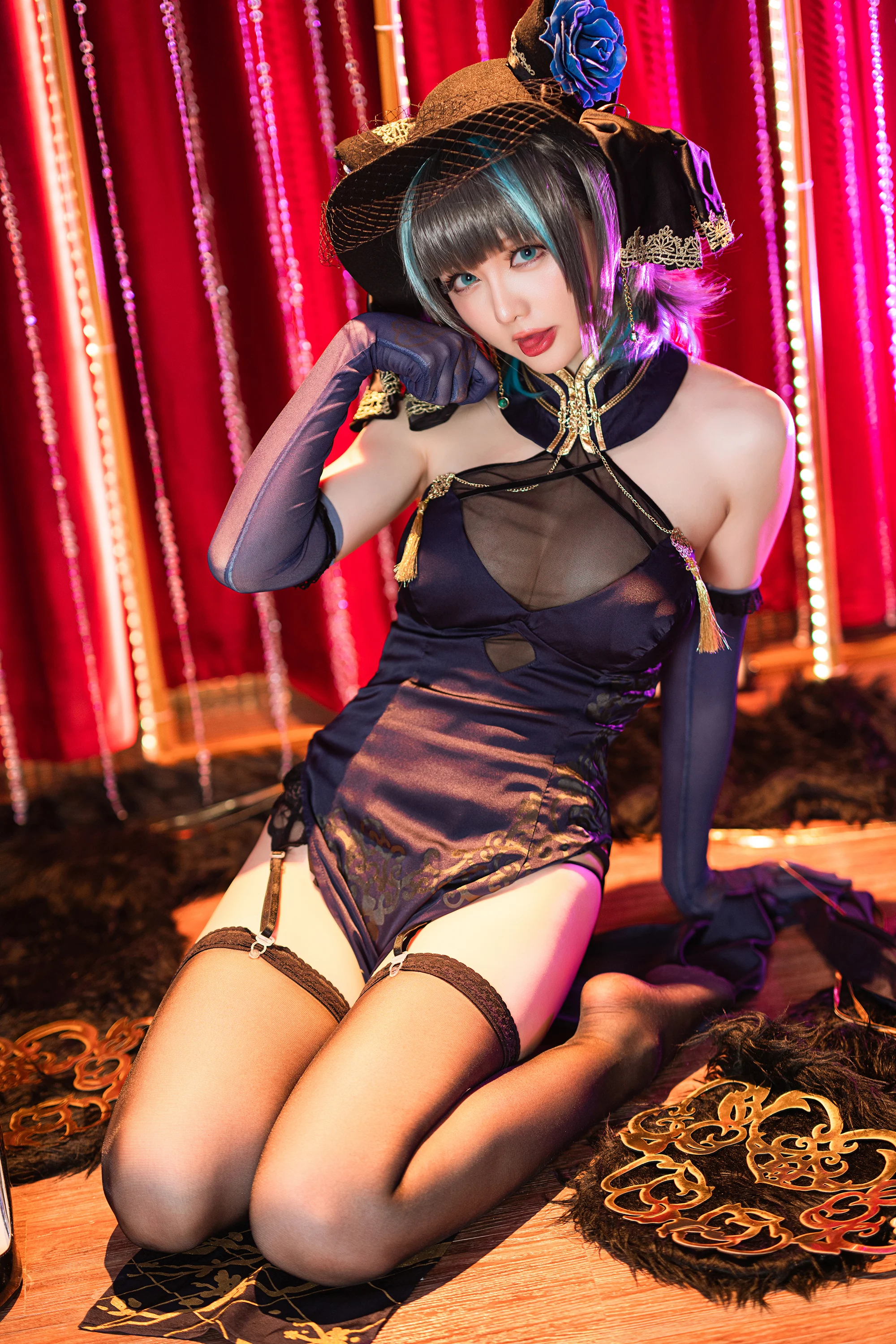 Đọc truyện hentai Tuyển tập Albums siêu phẩm Cosplay - Chap 663 - Star Chichi - Cheshire Cheongsam