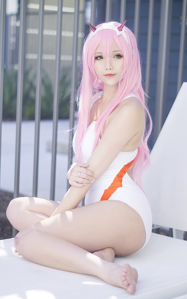 Đọc truyện hentai Tuyển tập Albums siêu phẩm Cosplay - Chap 883 - Hana Bunny – Zero Two Swimsuit