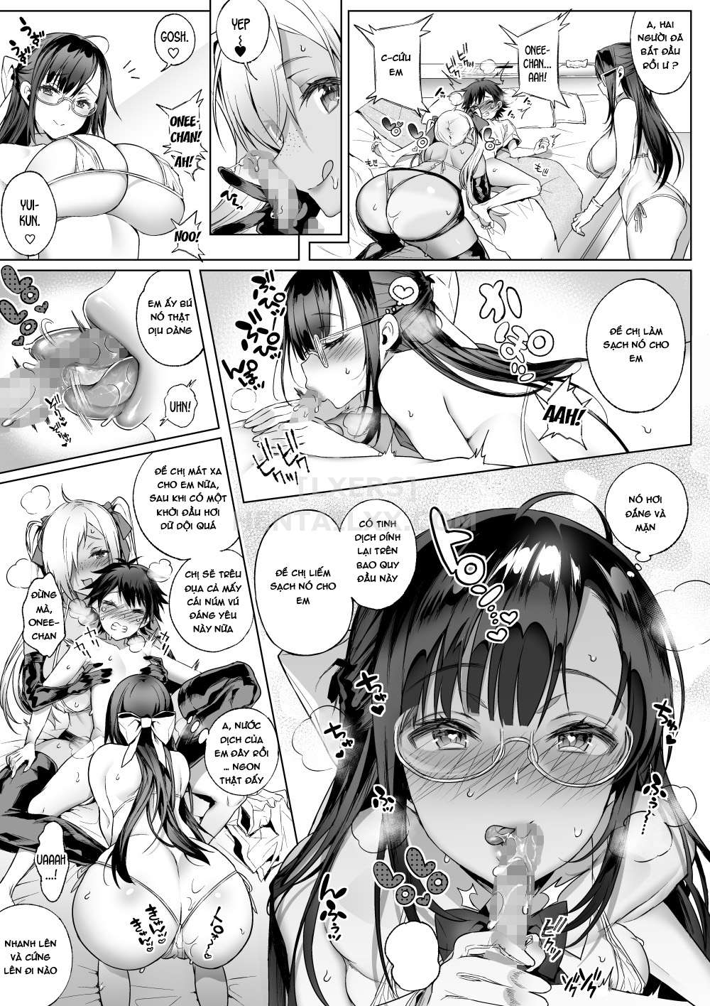 Đọc truyện hentai Sayuki Onee-San Wa Gaman Ga Dekinai - Chap 3