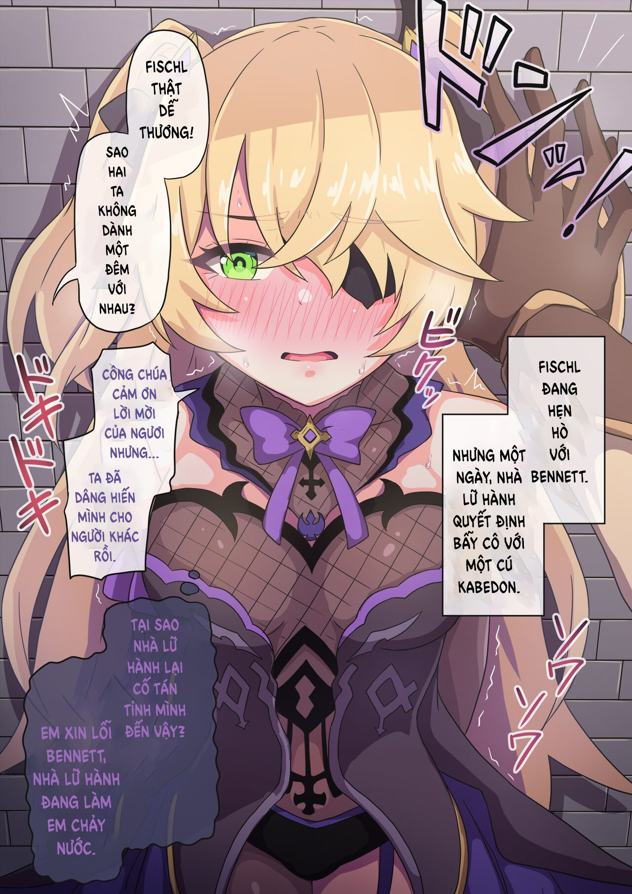 Đọc truyện hentai Fischl đang hẹn hò với Bennett nhưng lại chảy nước bởi Nhà Lữ Hành - Oneshot