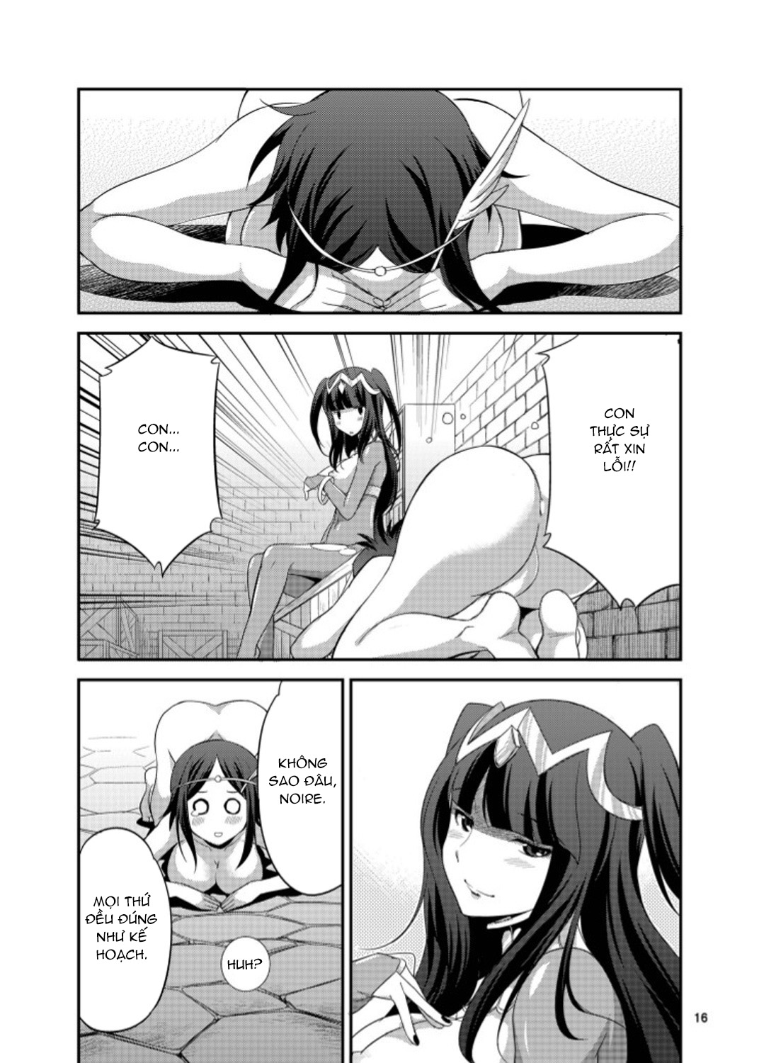 Đọc truyện hentai Thí nghiệm lời nguyền của Noire - Oneshot