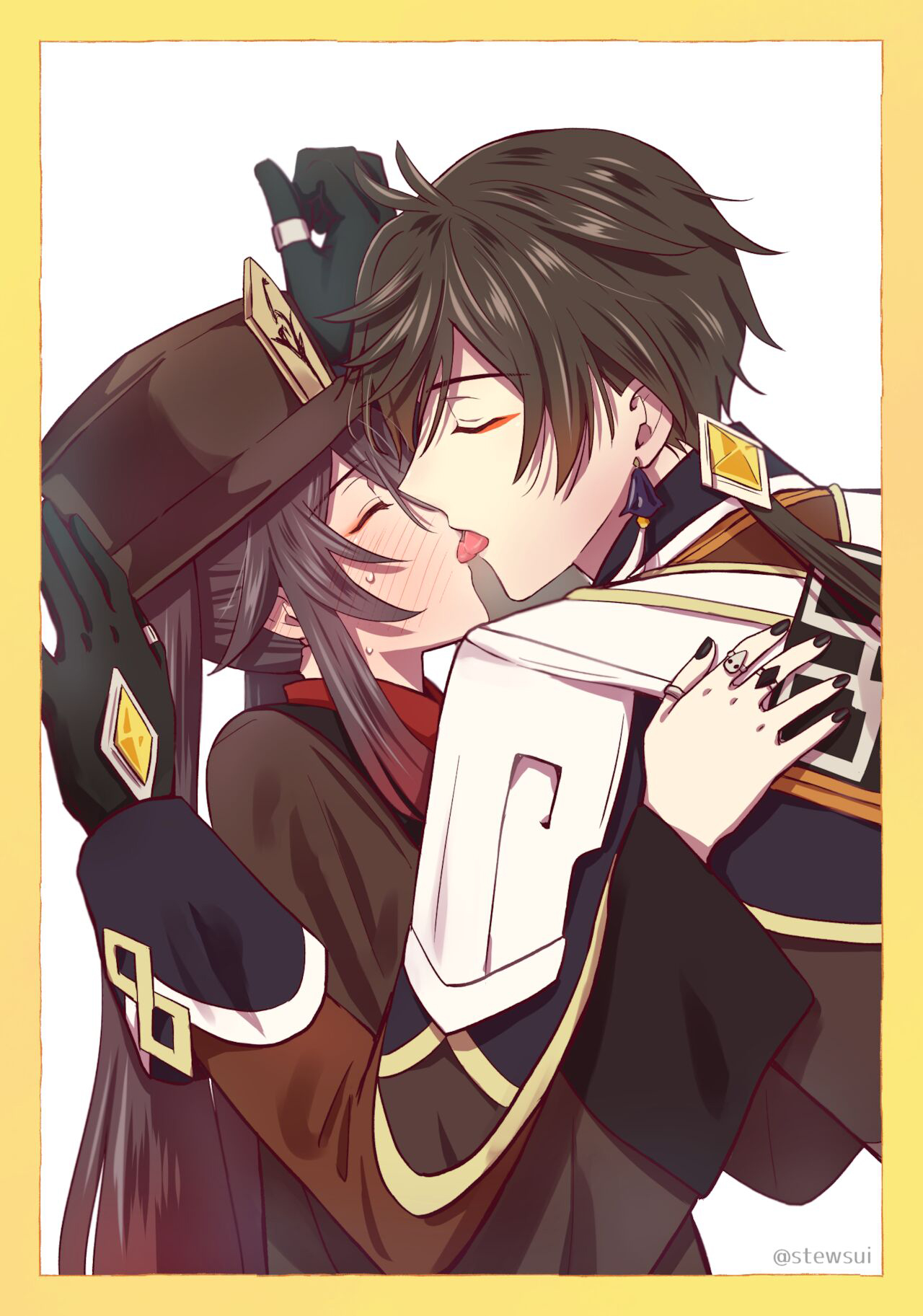 Đọc truyện hentai Zhongli x Hu Tao love story - Oneshot