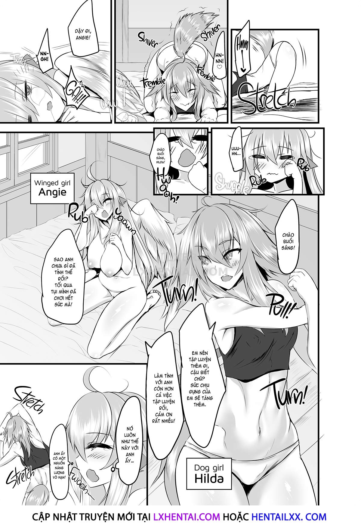 Đọc truyện hentai Two Flowers for Two Delivery Girls - Oneshot