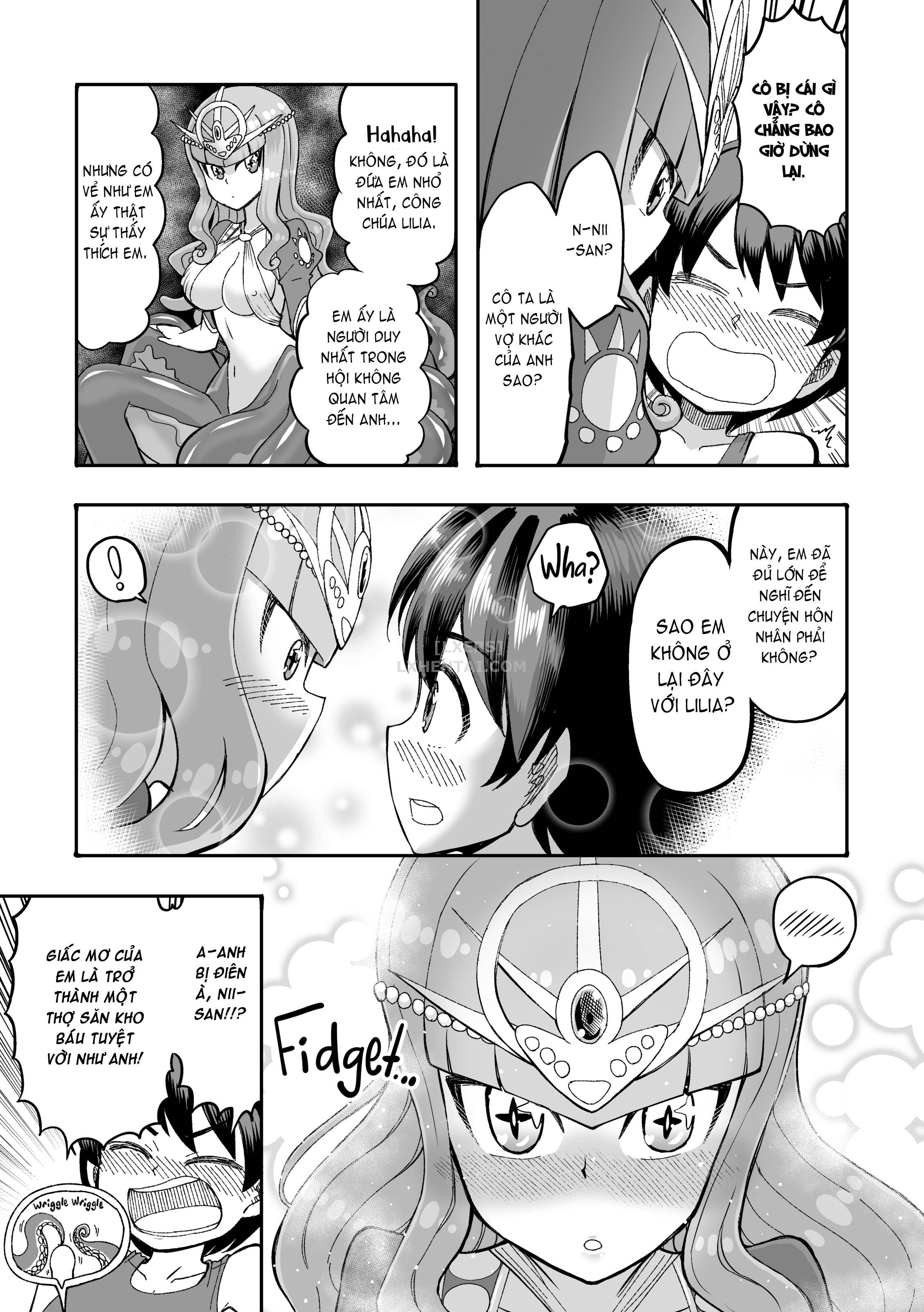 Đọc truyện hentai Monster Girls With a Need for Seed - Chap 13 - The Story of How I Got Wet and Wild with an Octogirl