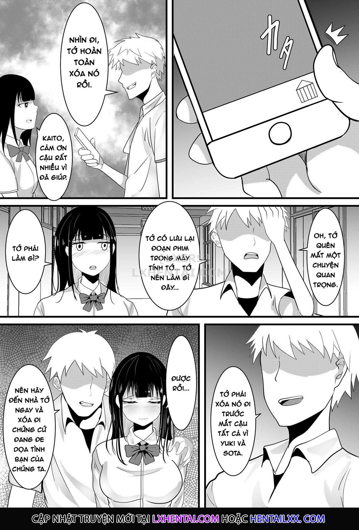 Đọc truyện hentai Tousatsu Douga de Kyouhaku sarete Boku no Shinyuu ni Nando mo Okasareru Kanojo - Oneshot