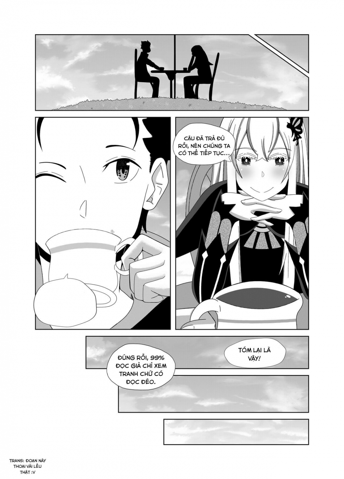 Đọc truyện hentai Re:Zero `Tea Time 2` Doujin - Oneshot