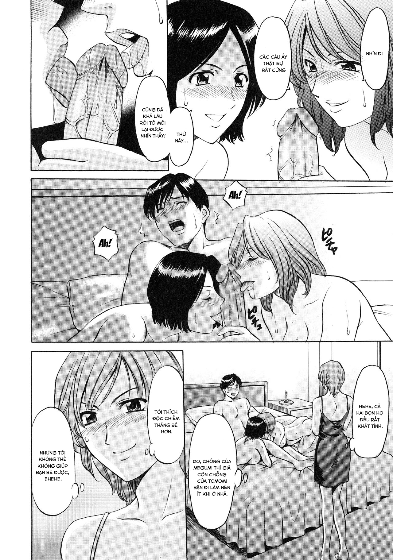 Đọc truyện hentai Yuuwaku no Toshiue Apartment - Chap 3