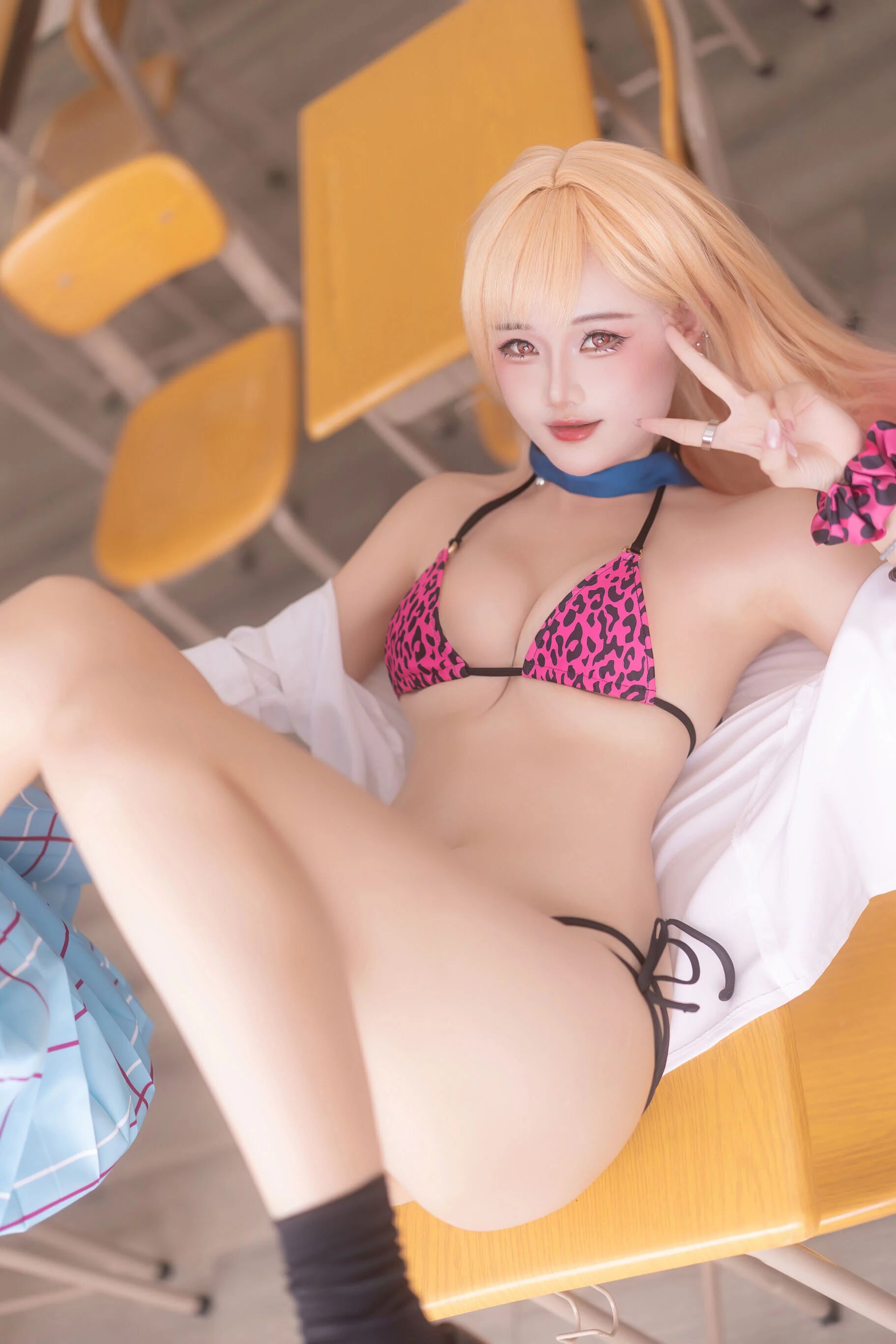 Đọc truyện hentai Tuyển tập Albums siêu phẩm Cosplay - Chap 1442 - Xiaoyukiko - Kitagawa Marin School Gyaru