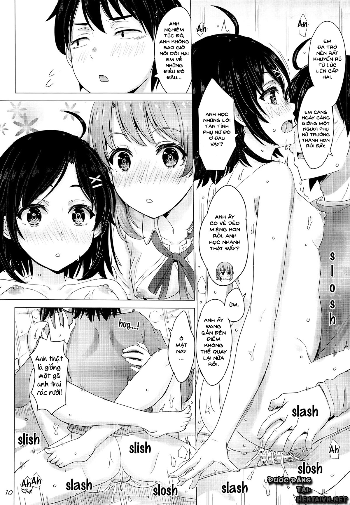 Đọc truyện hentai Ore no Kouhai to Imouto ga Neoki ni Osotte Kuru. - Oneshot