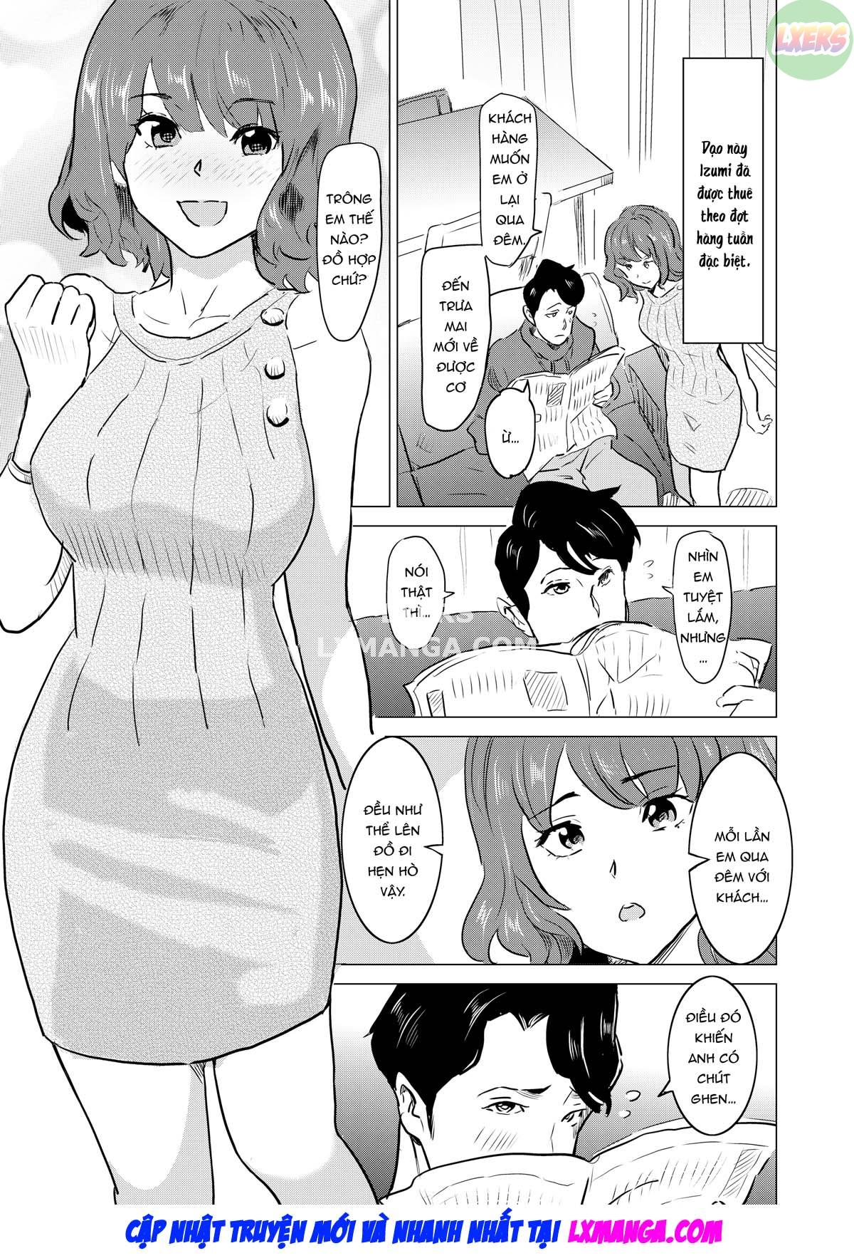 Đọc truyện hentai Tôi bắt vợ làm việc tại nhà thổ - Chap 3 - Sadistic Customer Kawai