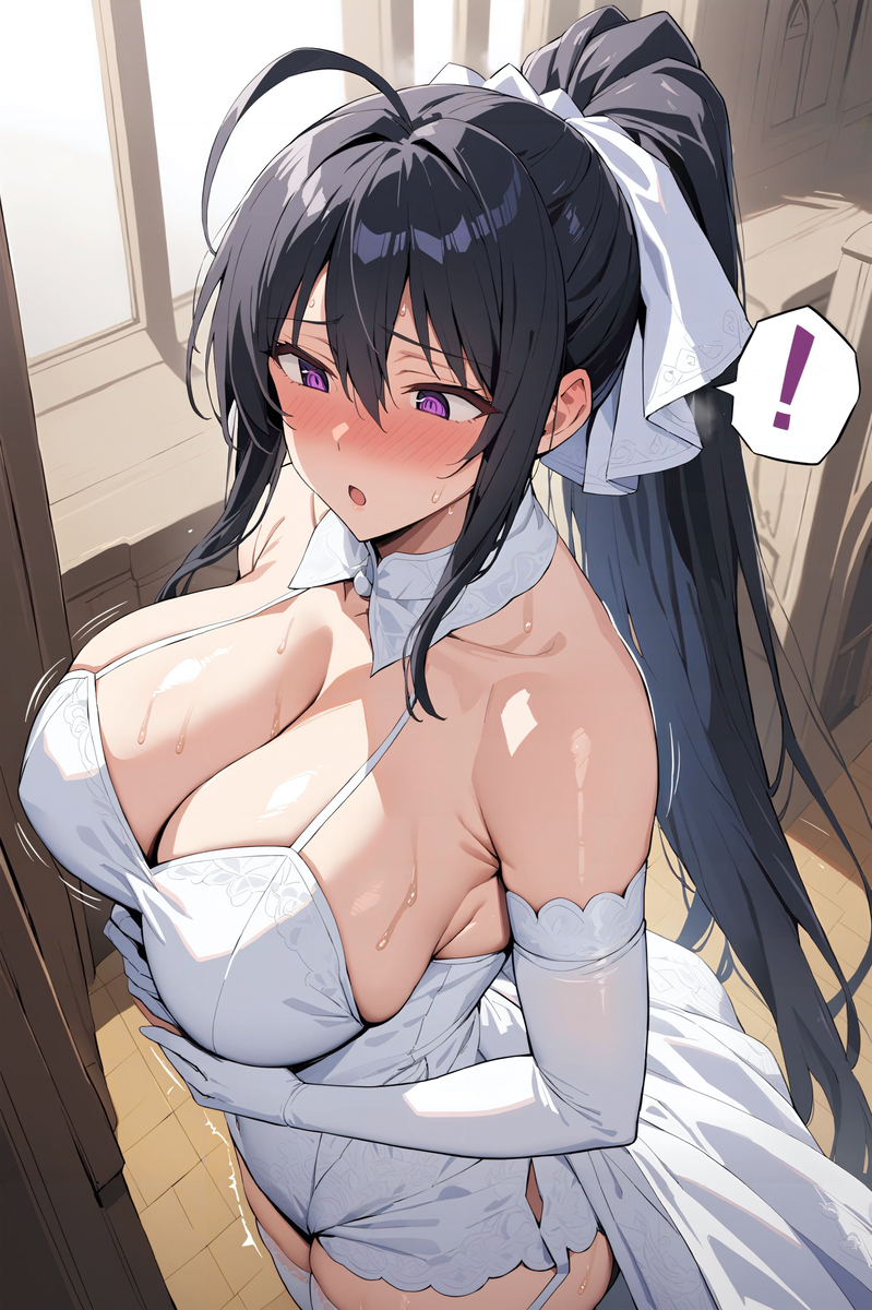 Đọc truyện hentai Tuyển tập Albums Art hentai - Chap 85 - Váy cưới bẩn - Himejima Akeno