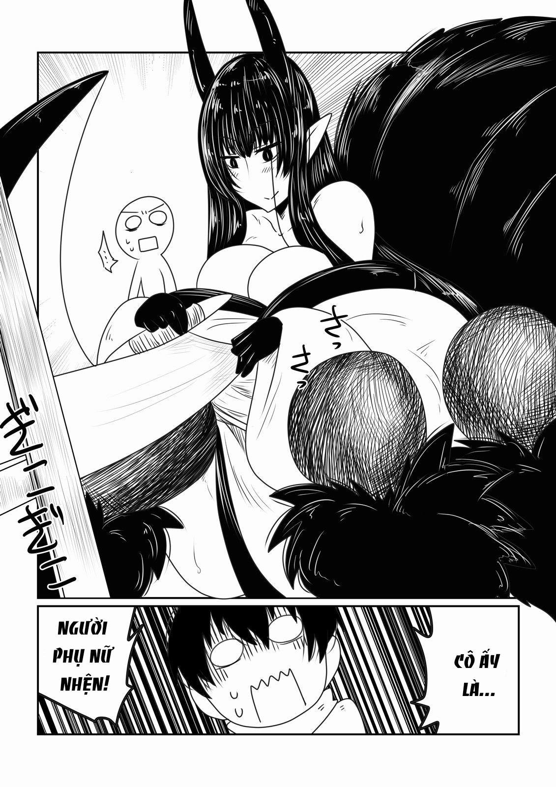 Đọc truyện hentai Kumo Onna-san no Ongaeshi. - Oneshot