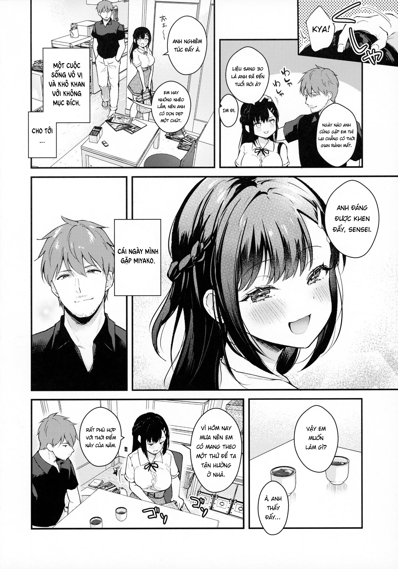 Đọc truyện hentai Tsuyu, Natsufuku, Apart nite - Oneshot