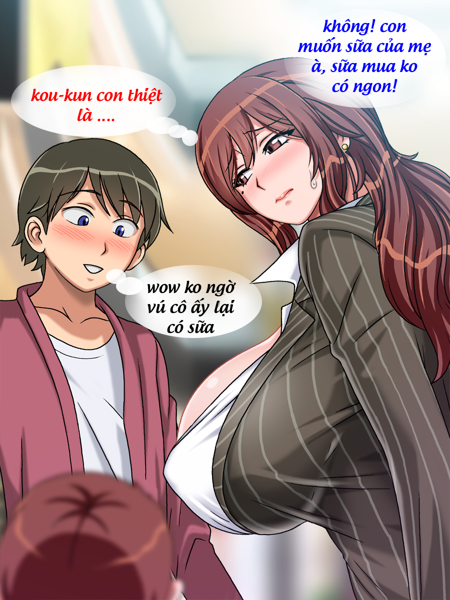 Đọc truyện hentai Milk Cup Maman - Oneshot