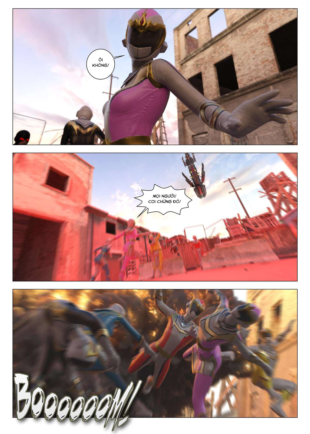 Đọc truyện hentai Siêu nhân thời loạn lạc - Chap 3