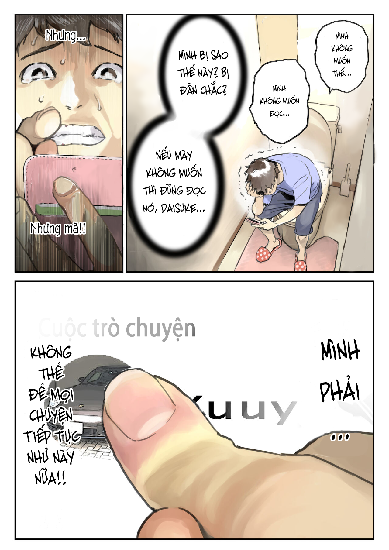 Đọc truyện hentai Phát hiện sừng khi xem trộm điện thoại bạn gái (Phần 2) - Chap 1: Quay đầu là bờ