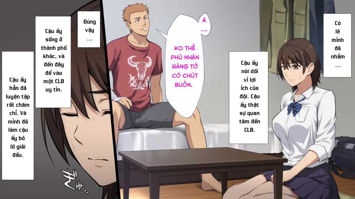 Đọc truyện hentai Netorareta JoshiMane ~Migite no Daida wa Ace no Kanojo~ - Chap 1