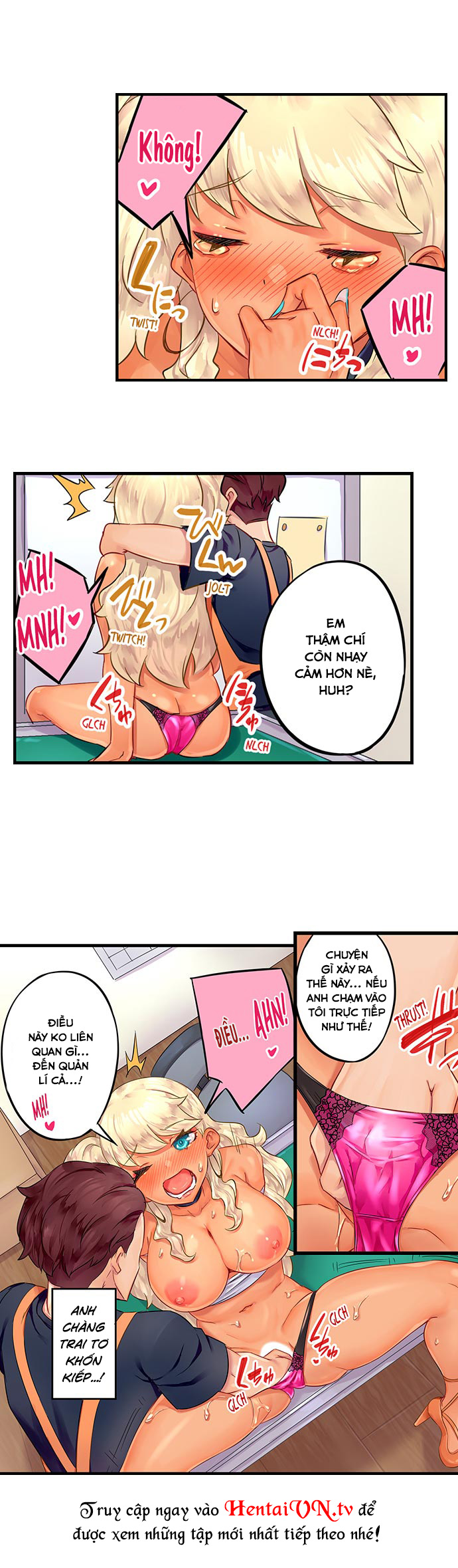 Đọc truyện hentai Trở thành anh quản lí khiến cô gái rám nắng này lên đỉnh - Tập 2: Đụng chạm em gal