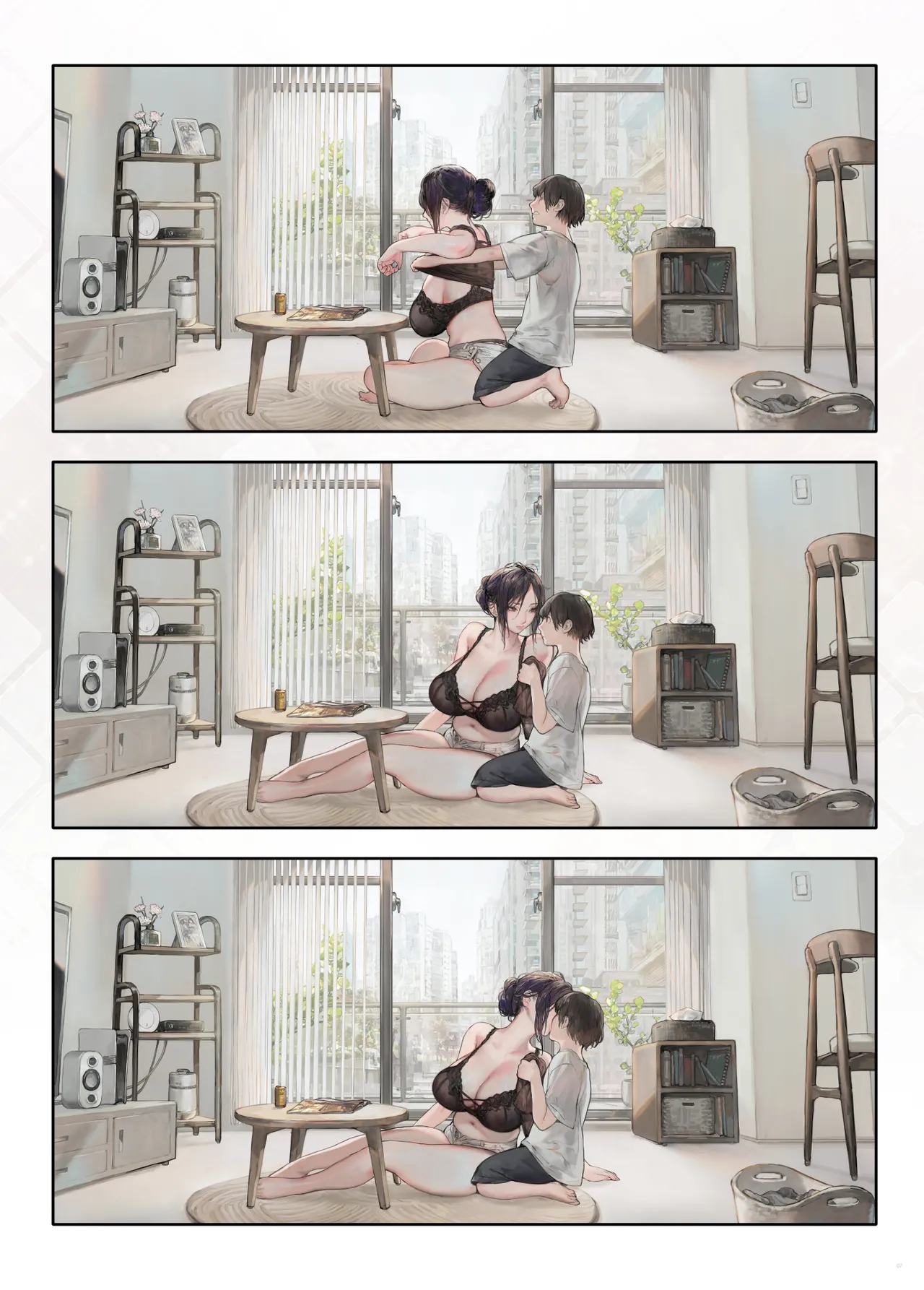 Đọc truyện hentai [COMEX (Zhen Lu)] The neighbor's wife seems bored at home on her day off [Digital] - Oneshot