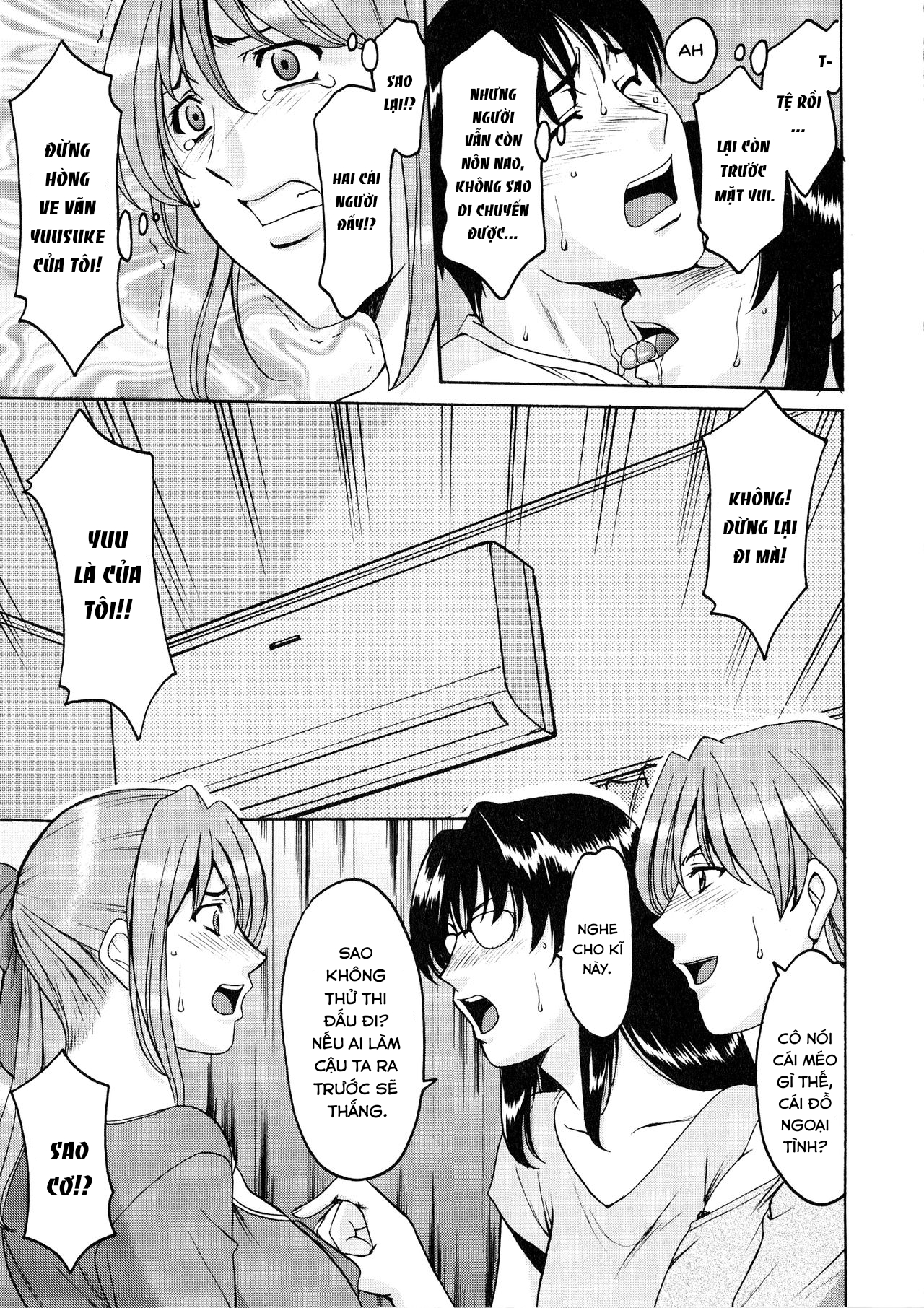 Đọc truyện hentai Yuuwaku no Toshiue Apartment - Chap 9 end