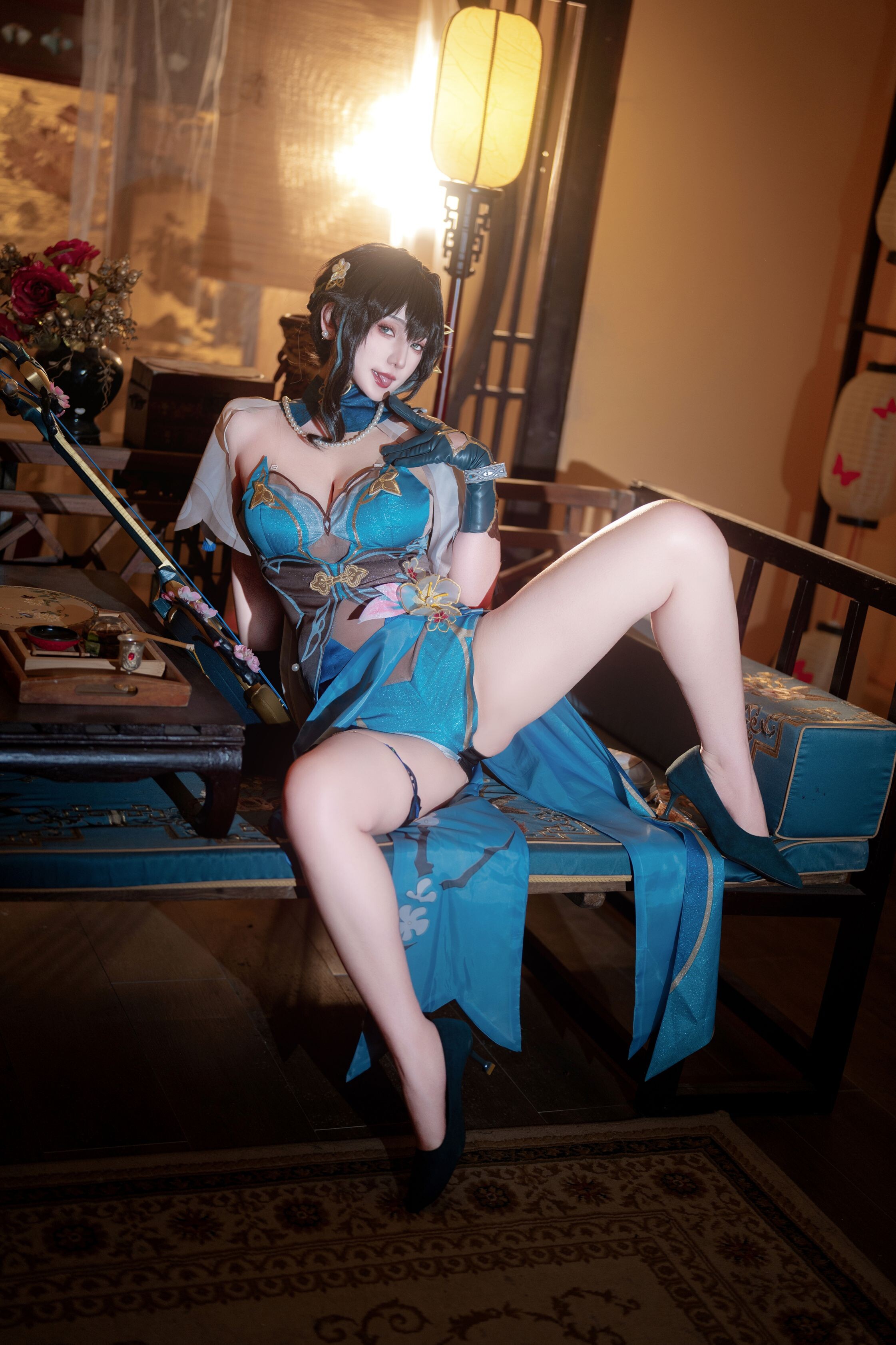 Đọc truyện hentai Tuyển tập Albums siêu phẩm Cosplay - Chap 1022 - Xinglan is Lanlan and calls her Lanmei - Collapse of the Star Sky Railway Ruan Mei