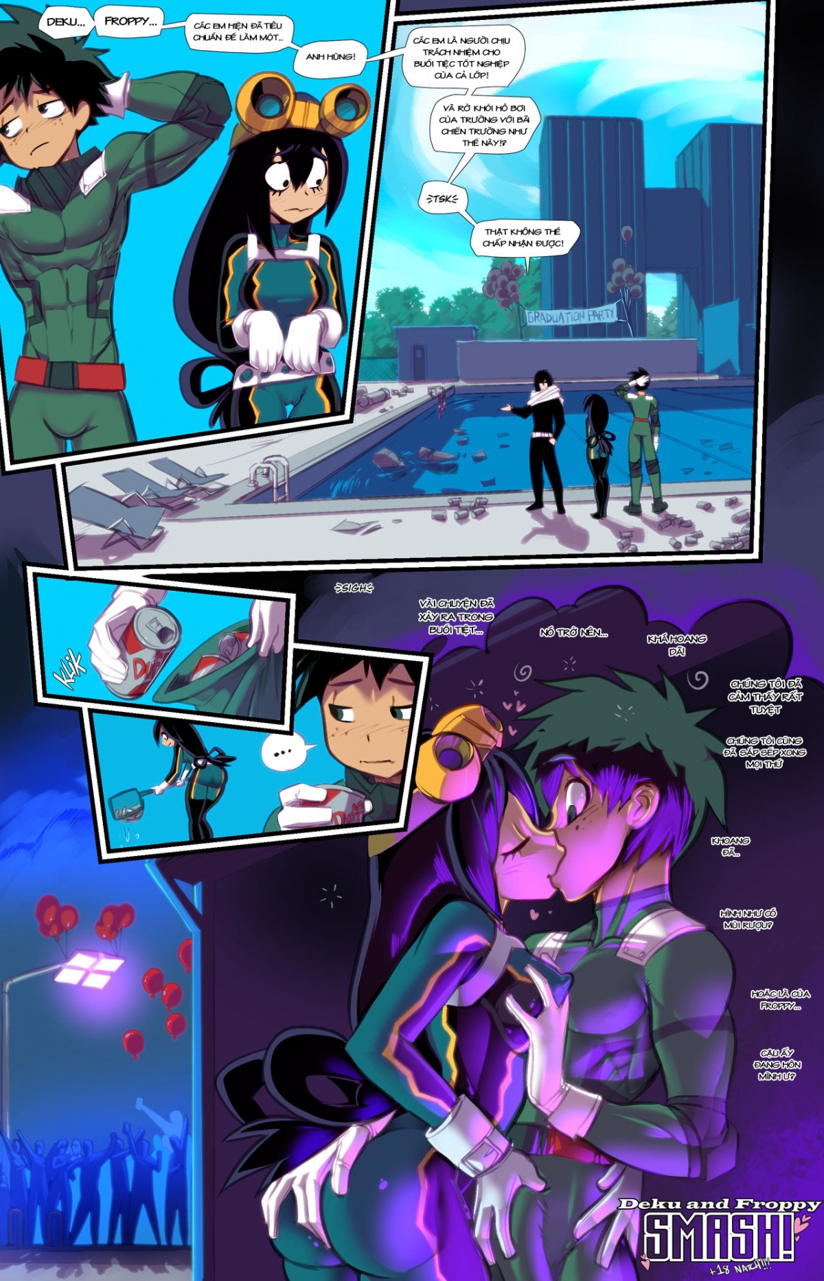 Đọc truyện hentai Deku and Froppy SMASH (Boku no Hero Academia) - Chap 1: Deku and Froppy SMASH