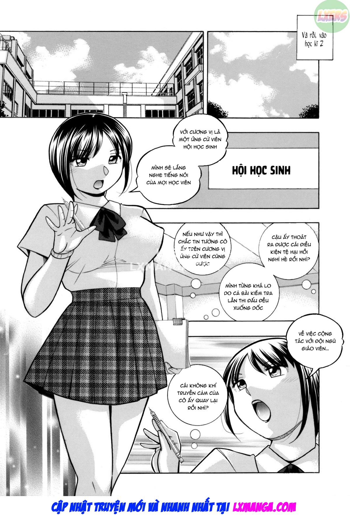 Đọc truyện hentai Nữ giáo viên dâm đãng và em học sinh may mắn - Chap 9