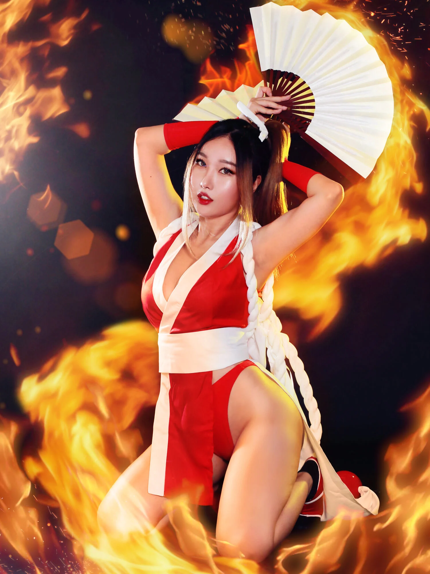 Đọc truyện hentai Tuyển tập Albums siêu phẩm Cosplay - Chap 563 - Rinnie Riot - Mai Shiranui