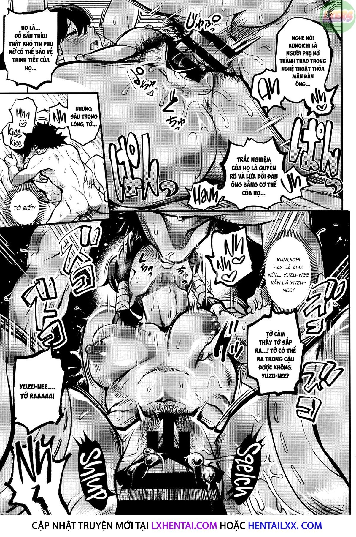 Đọc truyện hentai Kunoichi Indochuu ~Yuzuha Kikyou Hen~ - Oneshot