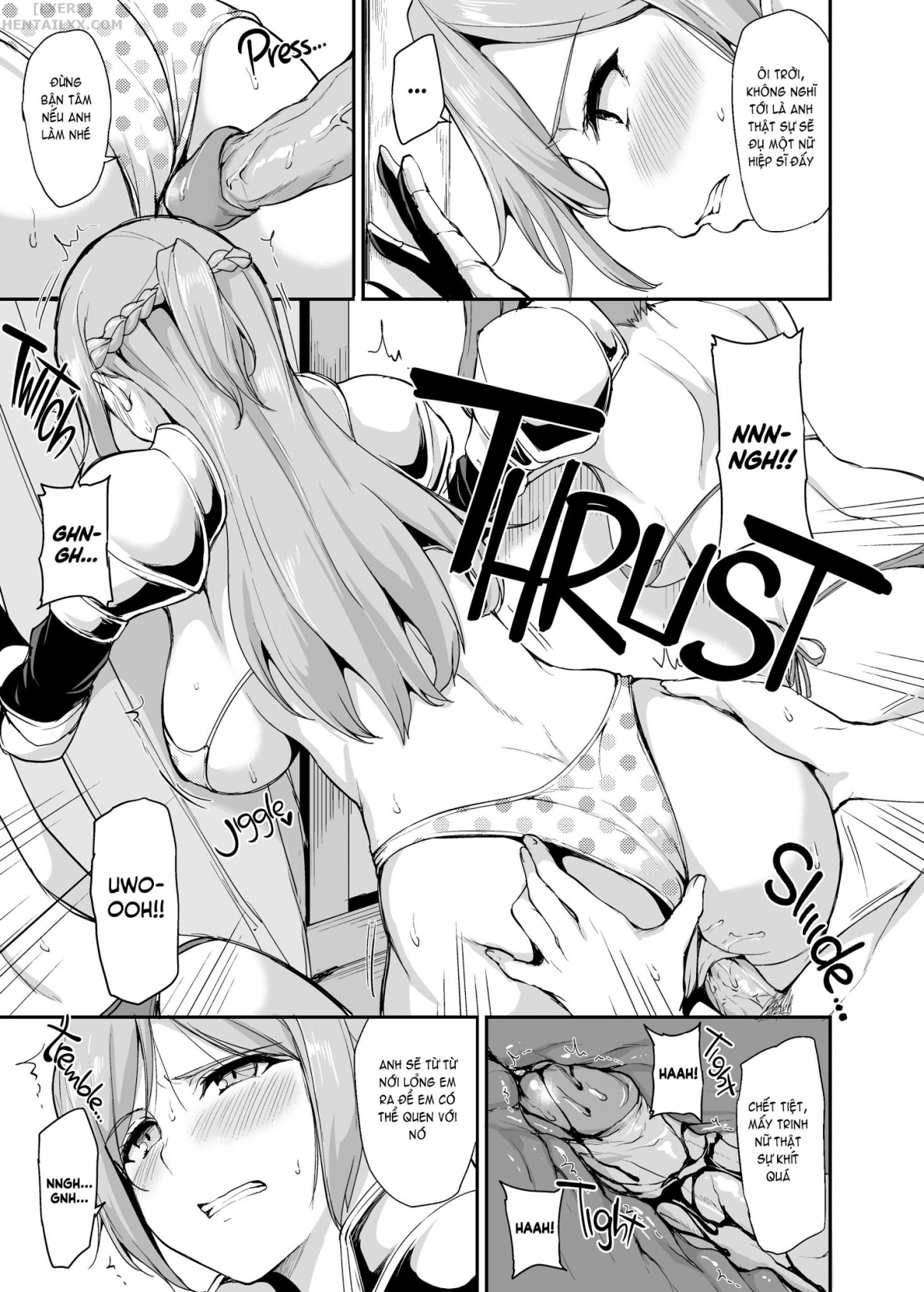 Đọc truyện hentai Tales of a Harem in Another World - Chap 3 - Creampie the Lady Knights!