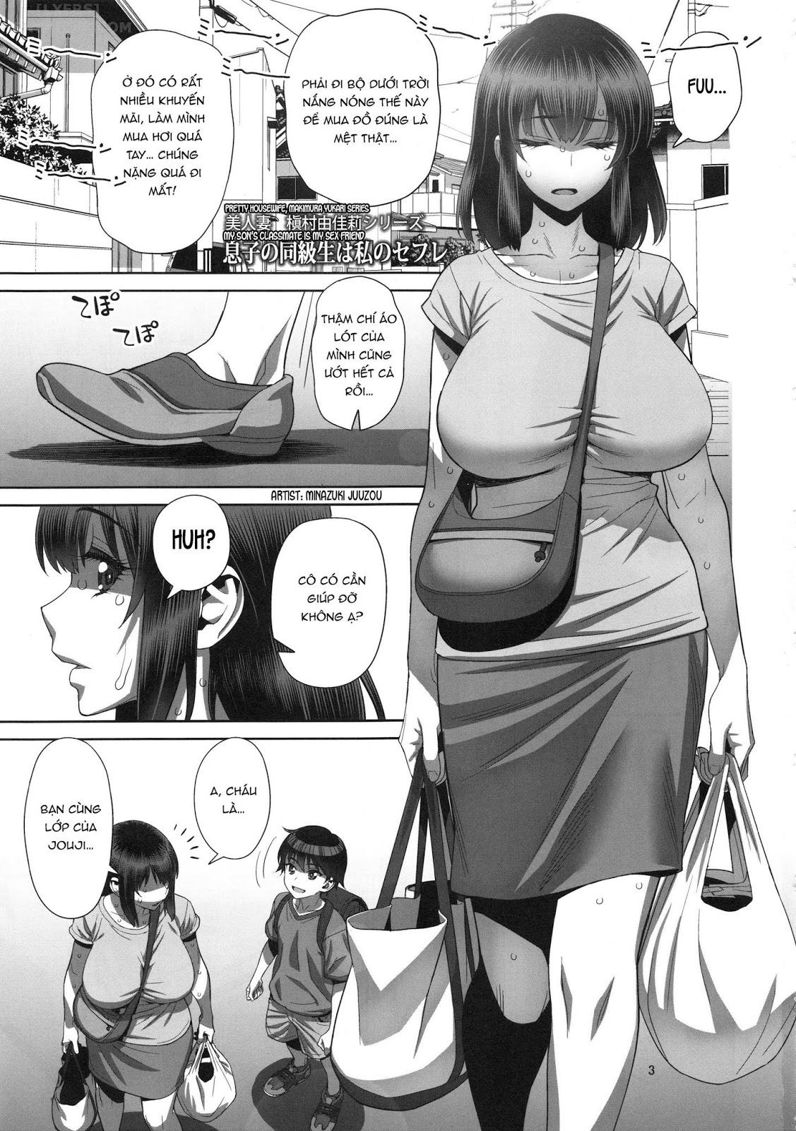 Đọc truyện hentai Musuko no Doukyuusei wa Watashi no SeFri - Oneshot