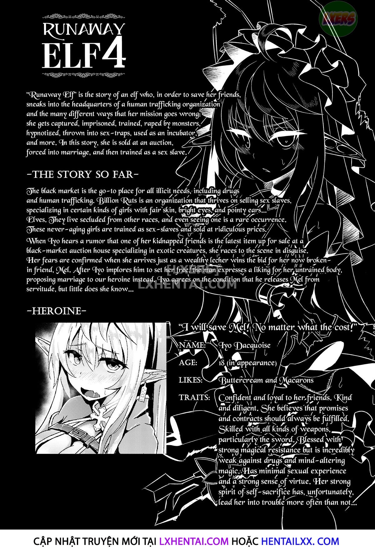 Đọc truyện hentai Nàng Elf chạy trốn - Chap 4